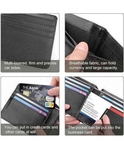 PU Leather Bifold Wallet Coin Purse Soft Stylish Credit Pass Case Card-Holder for Boy Girl Men Woman Money Storage Multi 13 $...