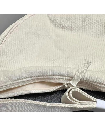 Corduroy Crescent Crossbody Bag for Women Hobo Sling Bag Casual Shoulder Bag Purse Cute Dumpling Bag for Travel Work Green $1...