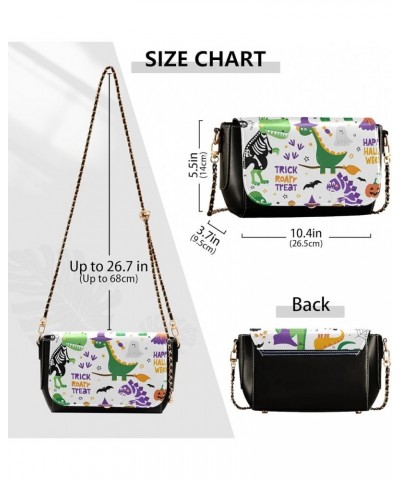 Crossbody Bags for Women Trendy Women's Black Shoulder Bag Small PU Leather Flap Cross Body Bag Handbags Pattern22 $21.31 Cro...