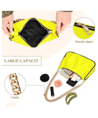 Peach Puff Women Shoulder Bag Mini Purse Yellow $15.19 Shoulder Bags