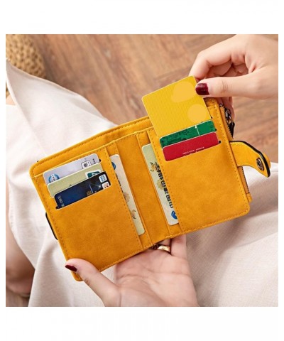 PU Leather Around Wallet Clutch RFID Blocking Purse Cards Notes Coins Wallet Buckle Wallet (Color : Pink) Dark blue $15.60 Wa...