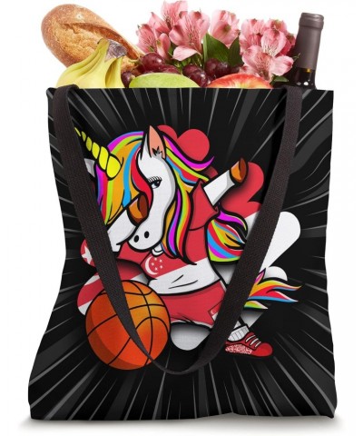 Dabbing Unicorn Singapore Basketball Fans Jersey Sport Lover Tote Bag $9.78 Totes