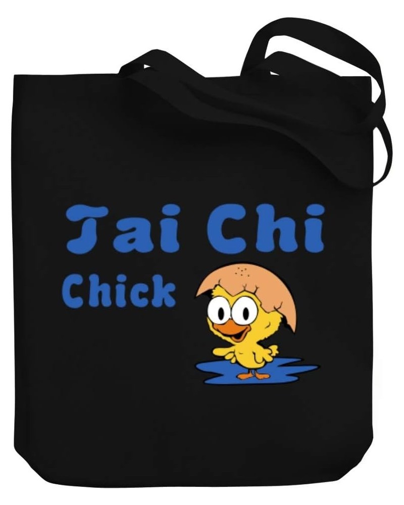 Tai Chi Chick Canvas Tote Bag 10.5" x 16" x 4 $21.99 Totes