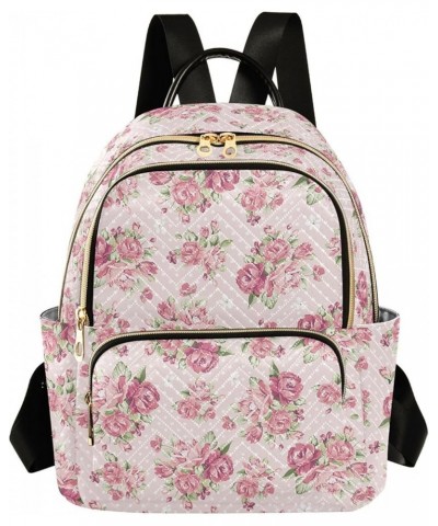 Red and Yellow Rose Flower Pattern Backpack Purse for Women Lightweight Back Pack Casual Daypack Travel Shoulder Bag Bookbag ...