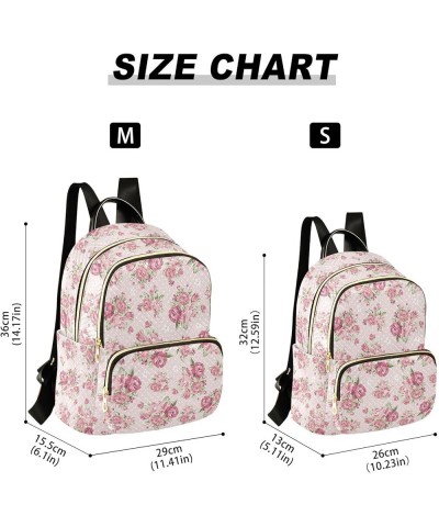 Red and Yellow Rose Flower Pattern Backpack Purse for Women Lightweight Back Pack Casual Daypack Travel Shoulder Bag Bookbag ...