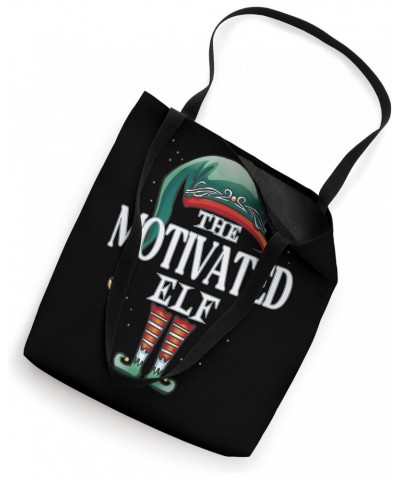 Motivated Elf Christmas Group Xmas Pajama Party Tote Bag $13.66 Totes