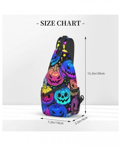 Chest Bag for Men Women Compatible with Cartoon Owl Sling Shoulder Backpack Fashion Daypack, Outdoor Sport Adjustable Zippere...