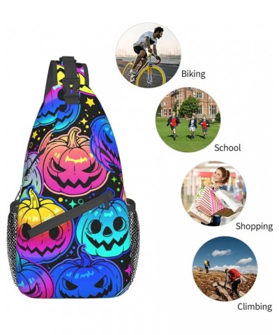 Chest Bag for Men Women Compatible with Cartoon Owl Sling Shoulder Backpack Fashion Daypack, Outdoor Sport Adjustable Zippere...