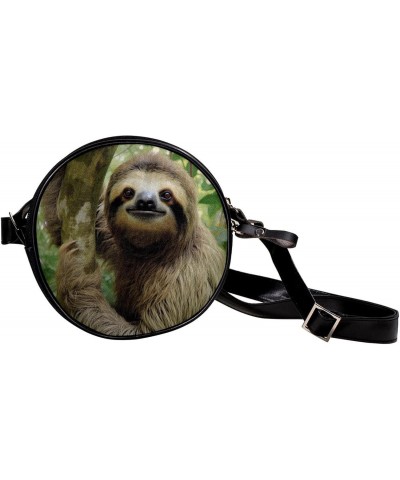 Crossbody Bags for Women,Crossbody Bag Men,Small Sling Bag,Animal Tree Sloth,Crossbody Purse $11.88 Crossbody Bags