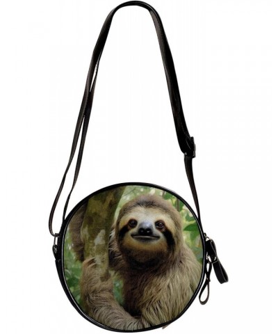 Crossbody Bags for Women,Crossbody Bag Men,Small Sling Bag,Animal Tree Sloth,Crossbody Purse $11.88 Crossbody Bags