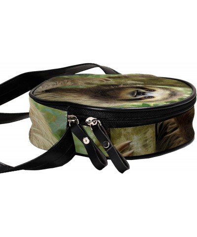 Crossbody Bags for Women,Crossbody Bag Men,Small Sling Bag,Animal Tree Sloth,Crossbody Purse $11.88 Crossbody Bags