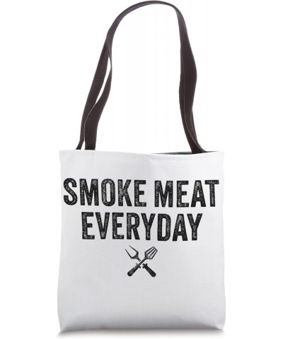 BBQ Smoker Accessory Pitmaster Dad Grilling Vintage Retro Tote Bag $12.97 Totes