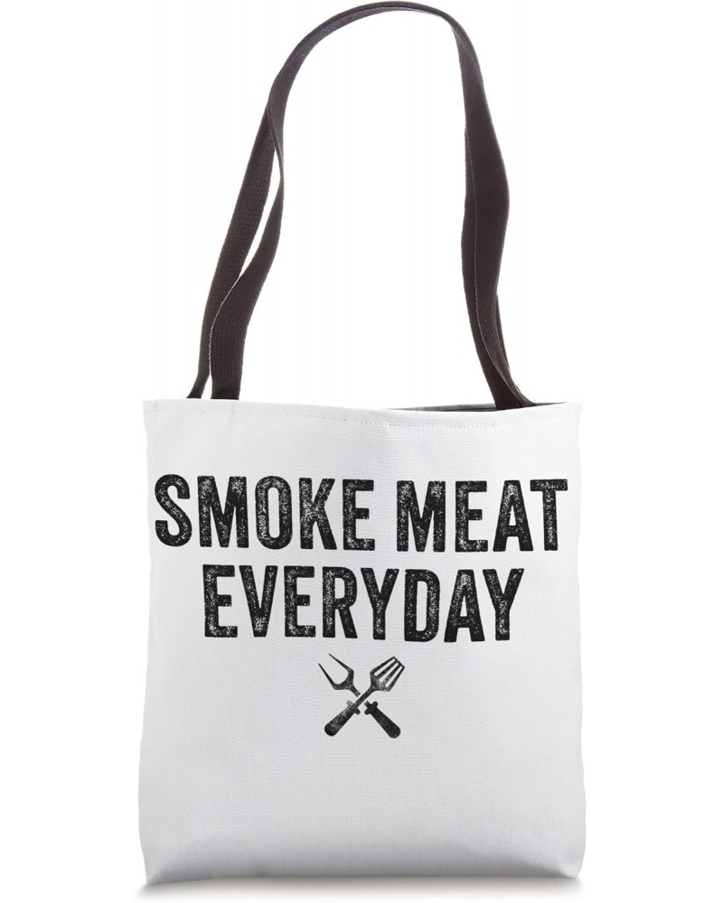 BBQ Smoker Accessory Pitmaster Dad Grilling Vintage Retro Tote Bag $12.97 Totes