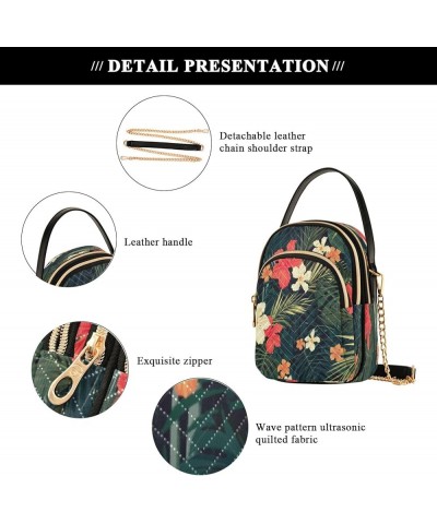 Crossbody Bags For Women Crossbody Bag Leather Chain Strap Multi Zipper Pockets Phone Purses Handbag Shoulder Bag Color 6 $11...