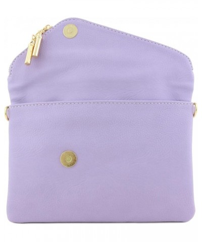 Envelope Wristlet Clutch Crossbody Bag with Chain Strap Lavender $12.13 Wristlets