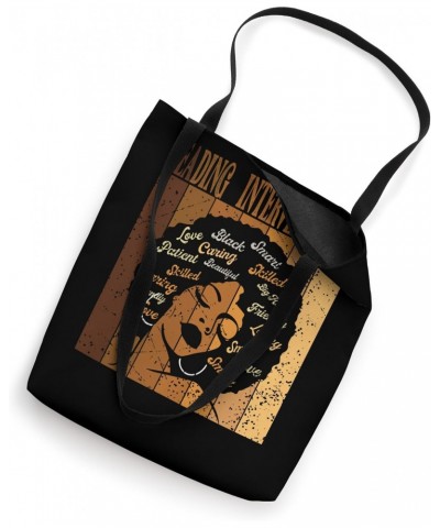 Reading Interventionist Afro African Black History Month Tote Bag $13.63 Totes