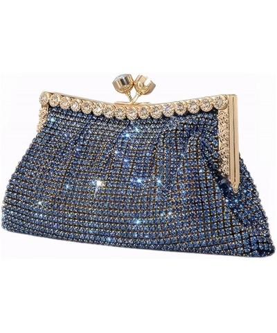 Glitter Rhinestone Evening Clutch Sparkly Crystal Evening Bag Chain Crossbody Bag Diamond Purse for Women Party Wedding B-pin...