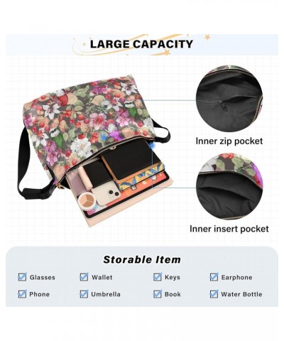 Easter Pattern with Easter Motifs Womens Shoulder Bags Boys Shoulder Bags Crossbody Waterproof Waterproof Bag Autumn Gnomes Y...