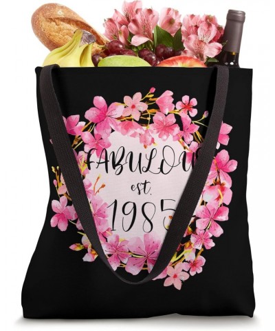 Women 37 Year Old Fabulous Since 1985 Happy 37th Birthday Tote Bag $15.64 Totes