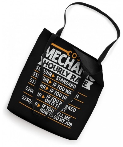 Funny Mechanic - Hourly Rate - Future Mechanic Tote Bag $14.00 Totes