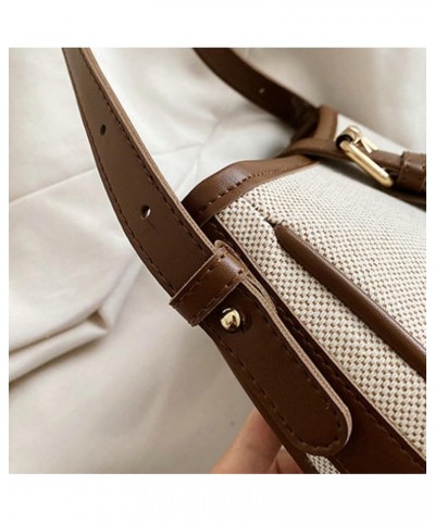 Shoulder Bags for Women Trendy Hobo Handbag Retro Clutch Purse with Zipper Closure Saddle Tote bag 2024 Khaki $13.04 Shoulder...