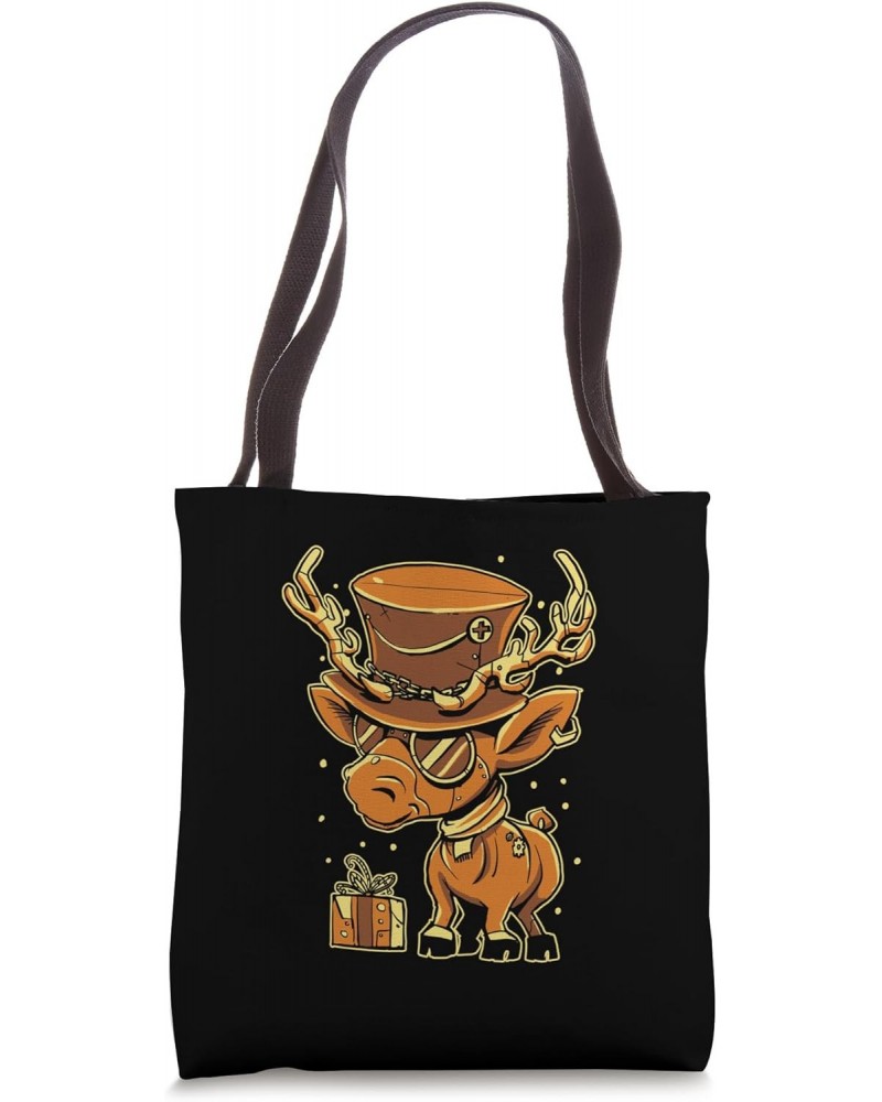 Steampunk reindeer Tote Bag $12.18 Totes