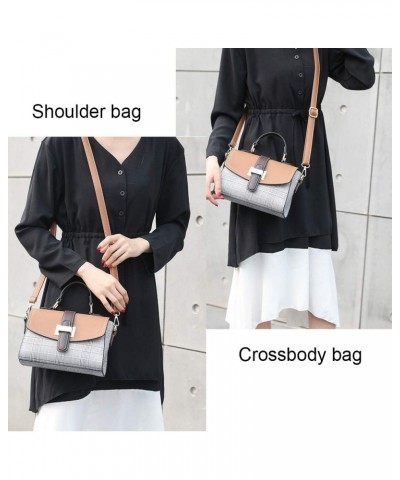 Crossbody Purse for Women Shoulder Bag Leather Waterproof Retro Fashion Handbag Small Brown $19.94 Shoulder Bags