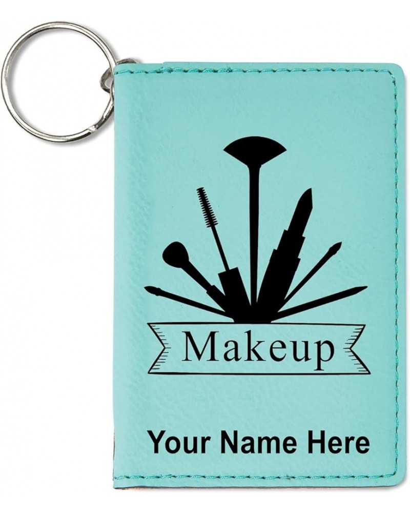 ID Holder Wallet, Makeup Artist, Personalized Engraving Included (Teal) Teal $12.60 Wallets