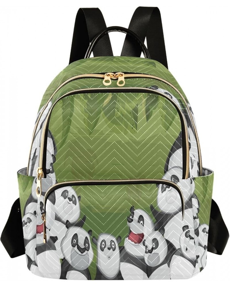 Fashion Backpack Mini Backpack Purse Casual Daily Backpack Pandas Jungle for Travel for College Work Small $14.28 Backpacks