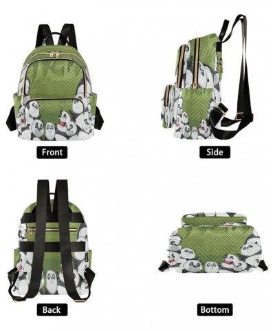 Fashion Backpack Mini Backpack Purse Casual Daily Backpack Pandas Jungle for Travel for College Work Small $14.28 Backpacks