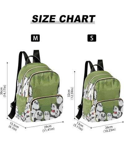 Fashion Backpack Mini Backpack Purse Casual Daily Backpack Pandas Jungle for Travel for College Work Small $14.28 Backpacks