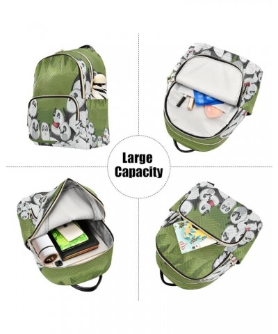 Fashion Backpack Mini Backpack Purse Casual Daily Backpack Pandas Jungle for Travel for College Work Small $14.28 Backpacks