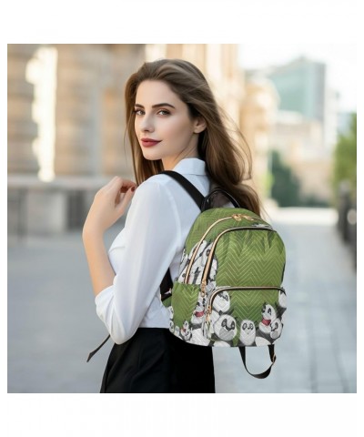 Fashion Backpack Mini Backpack Purse Casual Daily Backpack Pandas Jungle for Travel for College Work Small $14.28 Backpacks