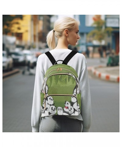 Fashion Backpack Mini Backpack Purse Casual Daily Backpack Pandas Jungle for Travel for College Work Small $14.28 Backpacks