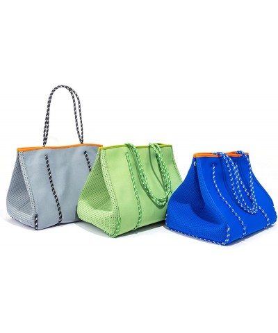 2024 large capacity European and American beach bag outdoor leisure women's shoulder bag tote bag Light Green $29.10 Shoulder...