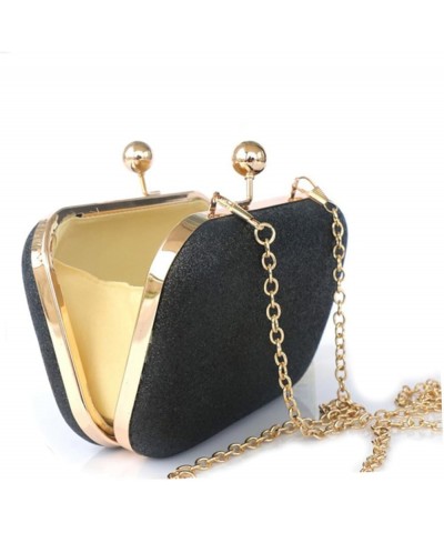 Clutch Wallet for Women Clutch for Women Women's Evening Bag Black Evening Bag Gold Handbags for Women Black $13.62 Satchels