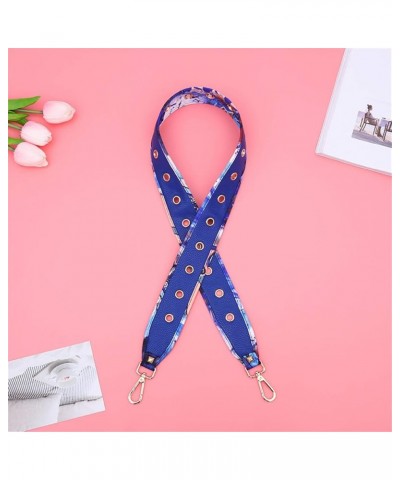 Wide 5cm Graffiti PU leather Purse Strap Replacement for Shoulder Crossbody Bag 47" Length Blue $10.80 Shoulder Bags