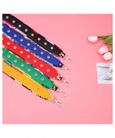 Wide 5cm Graffiti PU leather Purse Strap Replacement for Shoulder Crossbody Bag 47" Length Blue $10.80 Shoulder Bags