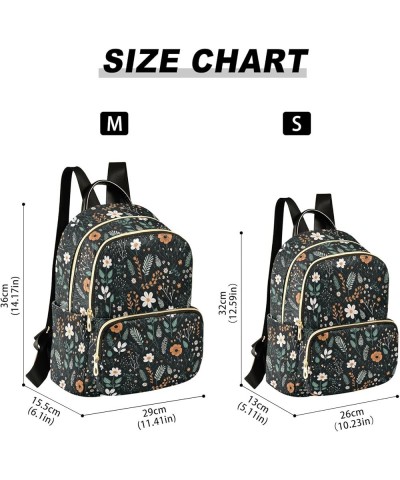 Fairy Floral Pattern Fashion Backpack Purse for Women, Casual Daypacks, Ladies Gift for Traveling Hiking Multicolor Medium $2...