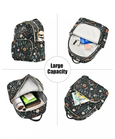 Fairy Floral Pattern Fashion Backpack Purse for Women, Casual Daypacks, Ladies Gift for Traveling Hiking Multicolor Medium $2...