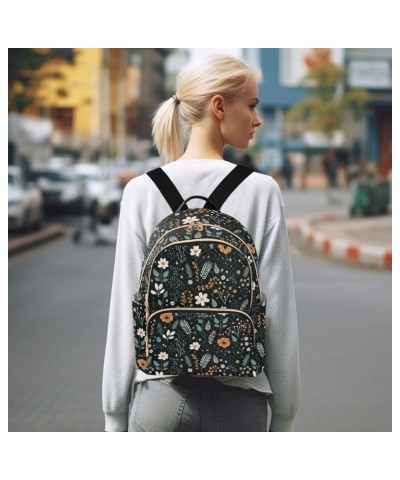 Fairy Floral Pattern Fashion Backpack Purse for Women, Casual Daypacks, Ladies Gift for Traveling Hiking Multicolor Medium $2...