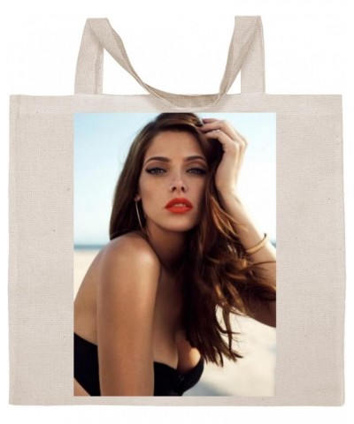 Ashley Greene - Cotton Photo Canvas Grocery Tote Bag IDPP628226 $15.25 Totes