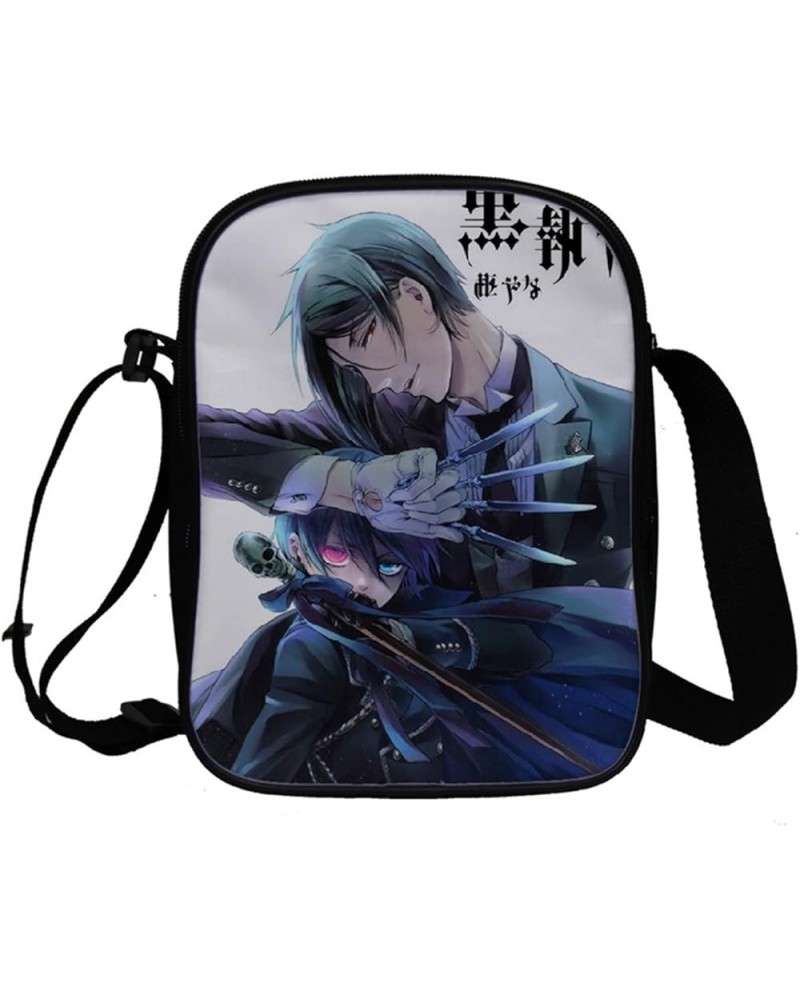 Anime Ciel Phantomhive Cross body Bag Sebastian Handbag Satchel Shoulder Bag Sling Bag B 8 $13.49 Satchels