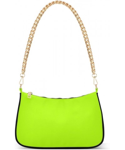 Fuchsia Women's Stylish Chain Shoulder Handbag, Evening Clutch with Chain, Polyester & Aluminum Alloy Lemon Green $15.59 Shou...