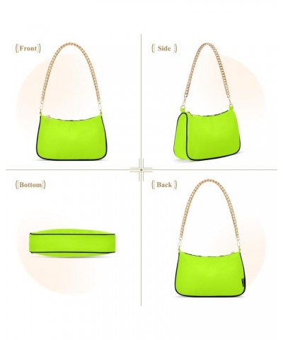 Fuchsia Women's Stylish Chain Shoulder Handbag, Evening Clutch with Chain, Polyester & Aluminum Alloy Lemon Green $15.59 Shou...