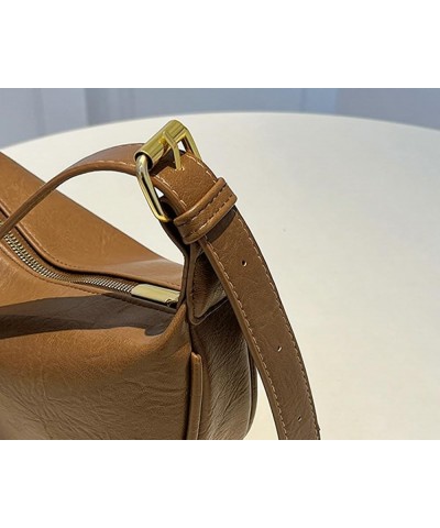 Small Sling Crossbody Bag for Women Crescent Crossbody Bag Trendy Shoulder Bag Travel Sling Bag Coffee $22.42 Totes