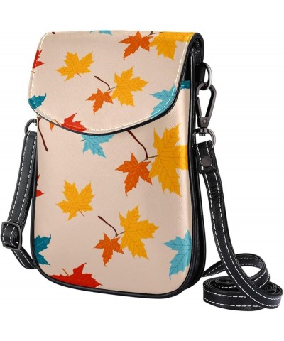 Stylish Leather Phone Bag - Crossbody Purse for Women - Classic & Functional Shoulder Bag Mushroom Print Multicoloured3 $15.3...