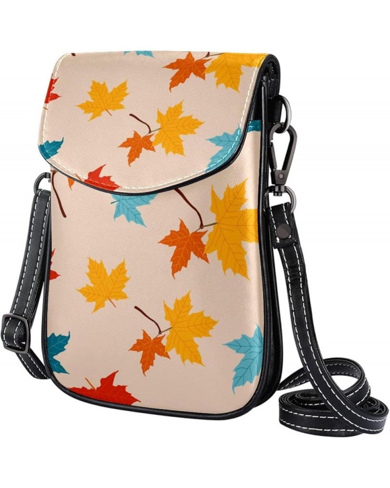 Stylish Leather Phone Bag - Crossbody Purse for Women - Classic & Functional Shoulder Bag Mushroom Print Multicoloured3 $15.3...