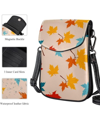 Stylish Leather Phone Bag - Crossbody Purse for Women - Classic & Functional Shoulder Bag Mushroom Print Multicoloured3 $15.3...