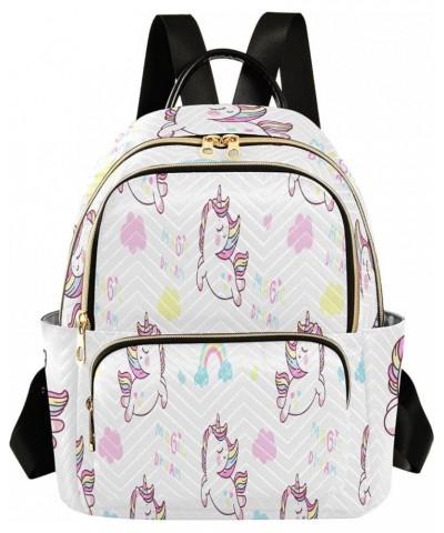 Sweeet Unicorns Women's Backpack Purse Fashion Travel Anti Theft Backpack Casual Daypack for Work College,S Small $17.04 Back...